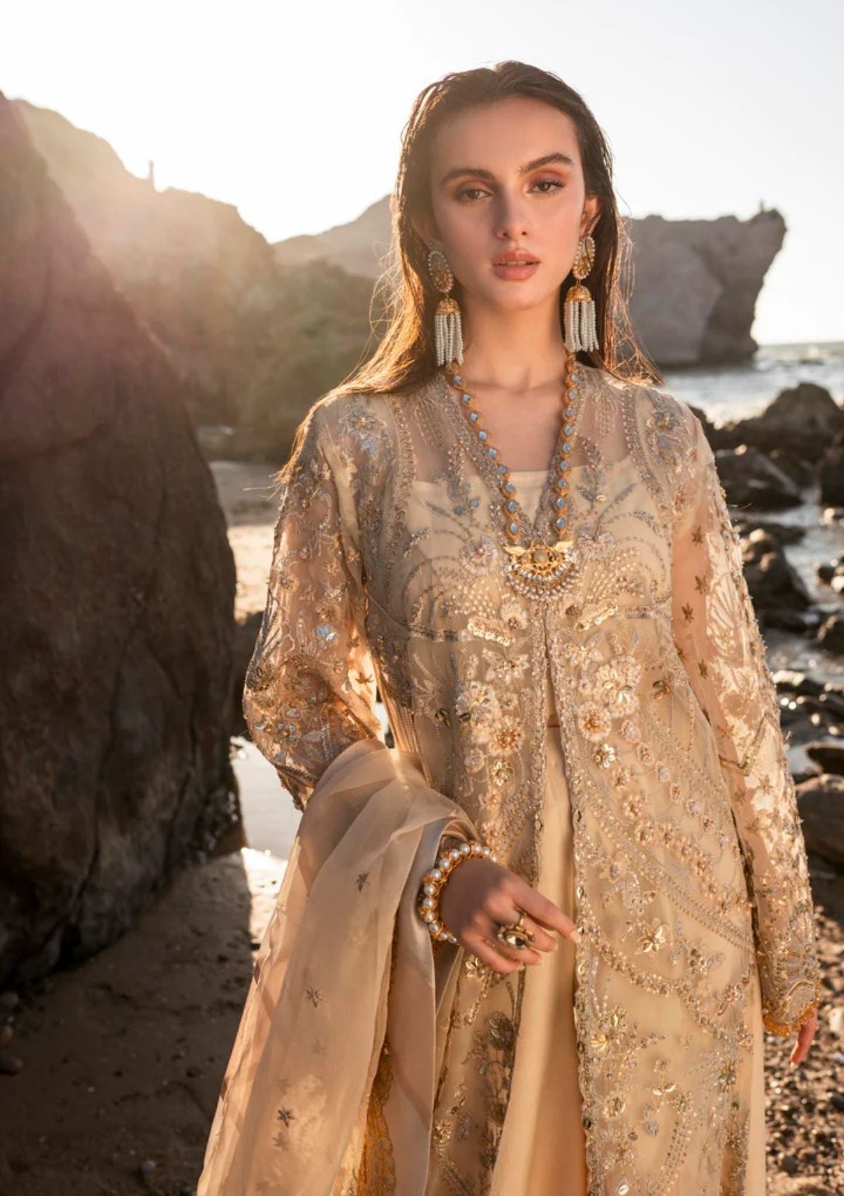 Formal Collection - Muneefanaz - Versailles - CLAIRE available at Saleem Fabrics Traditions