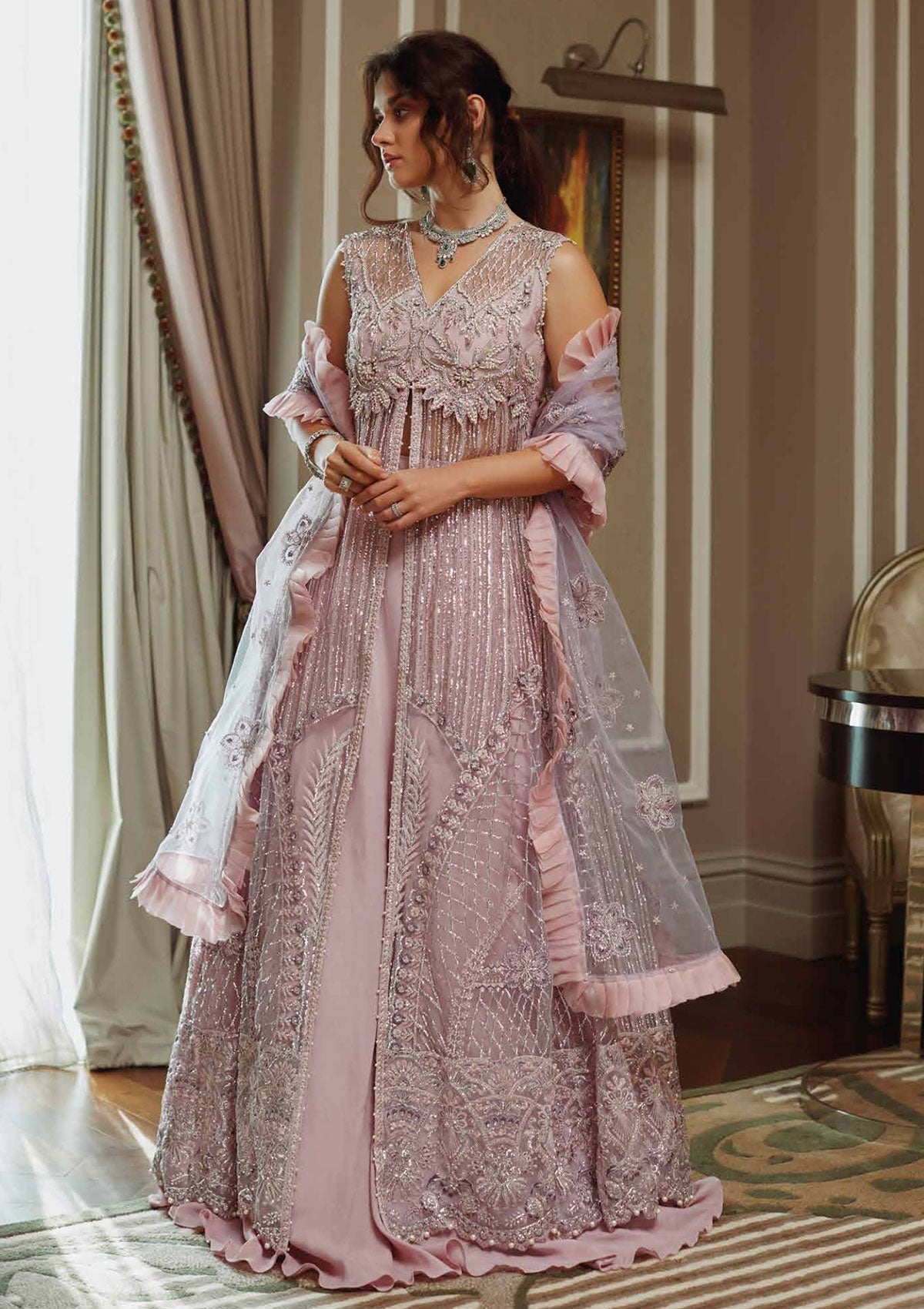 Formal Collection - Mushq - Amour - Mabel - TDL#8 available at Saleem Fabrics Traditions