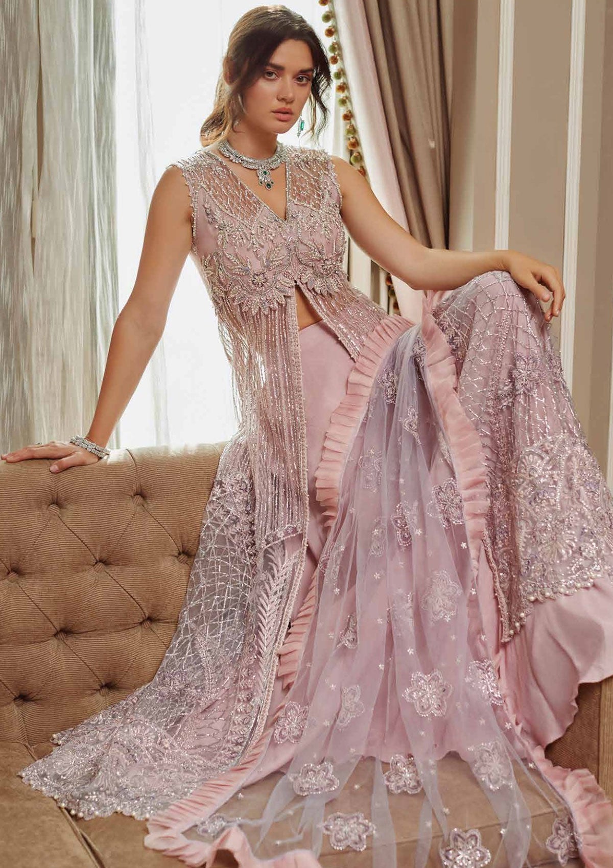 Formal Collection - Mushq - Amour - Mabel - TDL#8 available at Saleem Fabrics Traditions