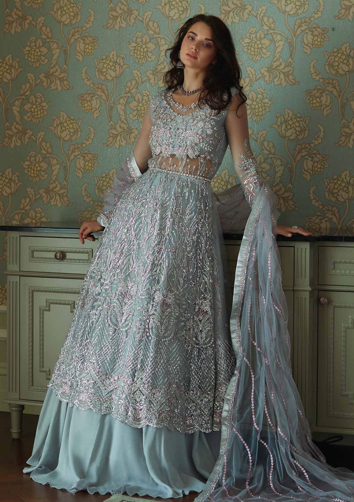 Formal Collection - Mushq - Amour - Nora - TDL#7 available at Saleem Fabrics Traditions