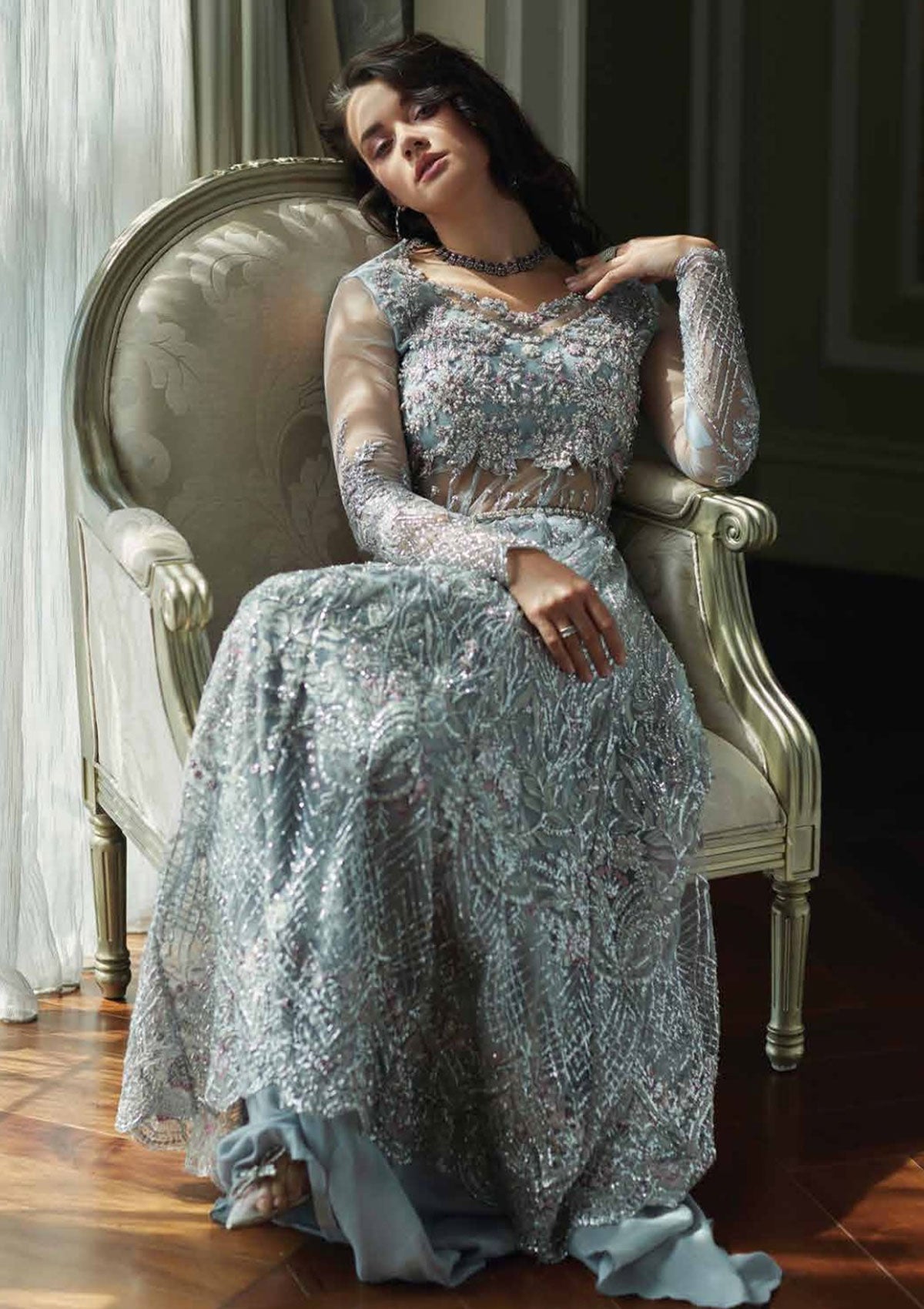 Formal Collection - Mushq - Amour - Nora - TDL#7 available at Saleem Fabrics Traditions