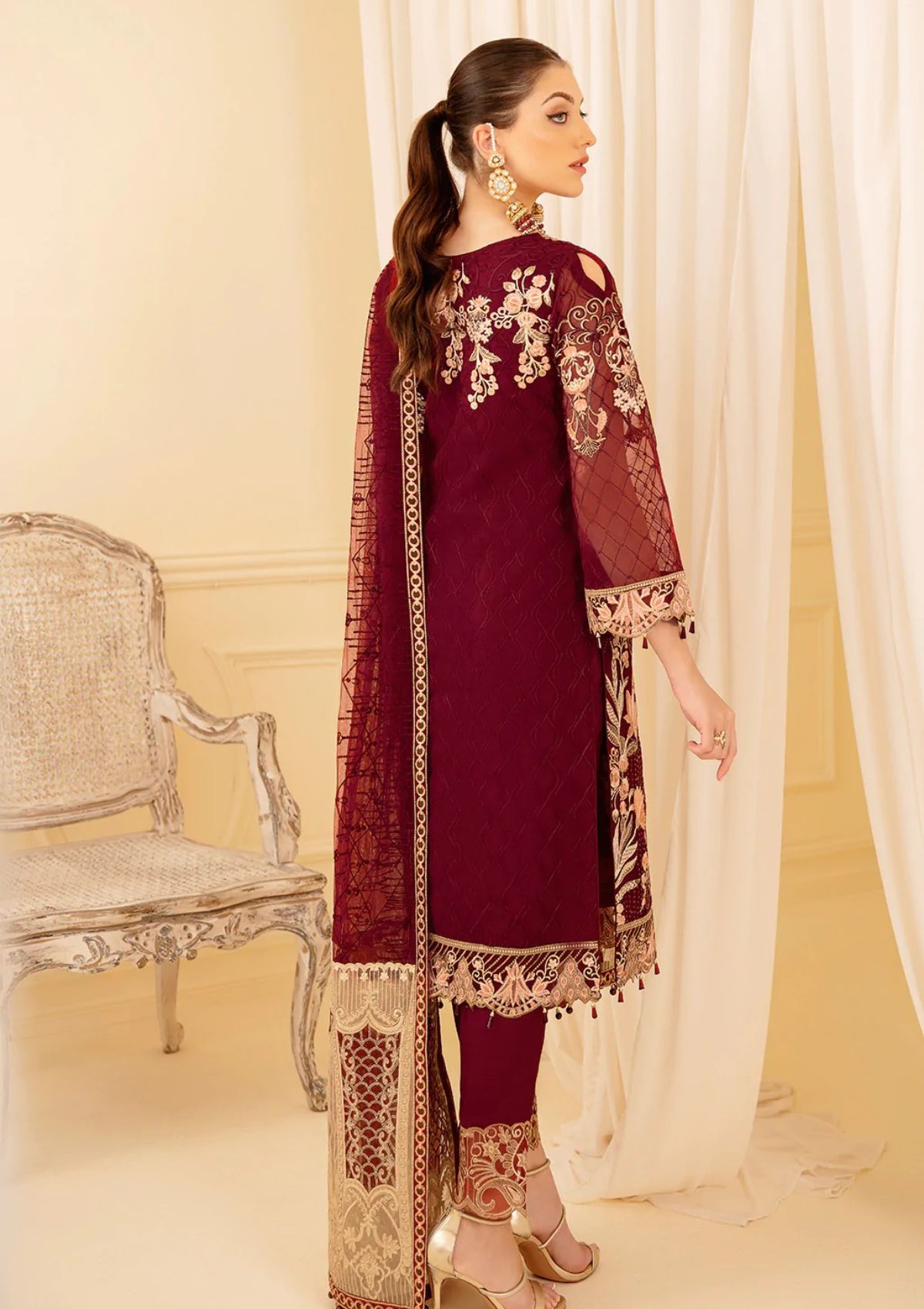 Formal Collection - Ramsha - Minhal - V07 - M#706 available at Saleem Fabrics Traditions
