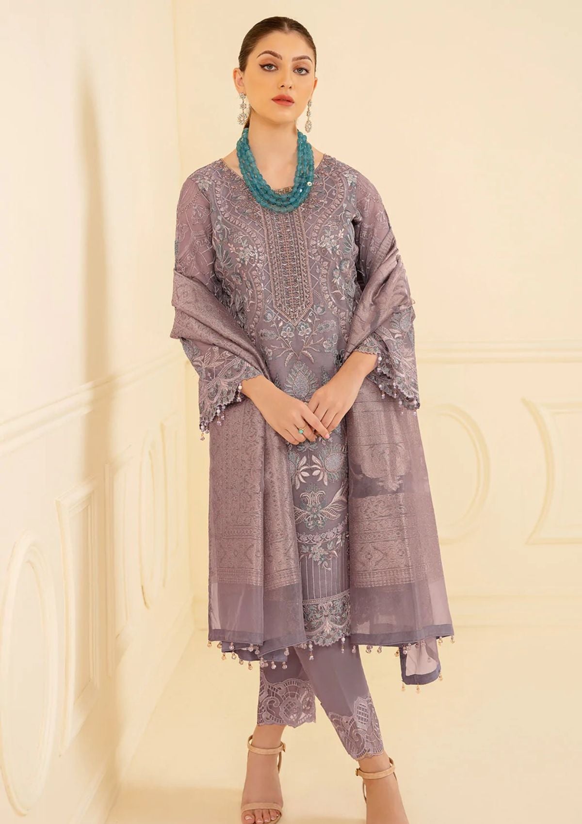 Formal Collection - Ramsha - Minhal - V07 - M#709 available at Saleem Fabrics Traditions