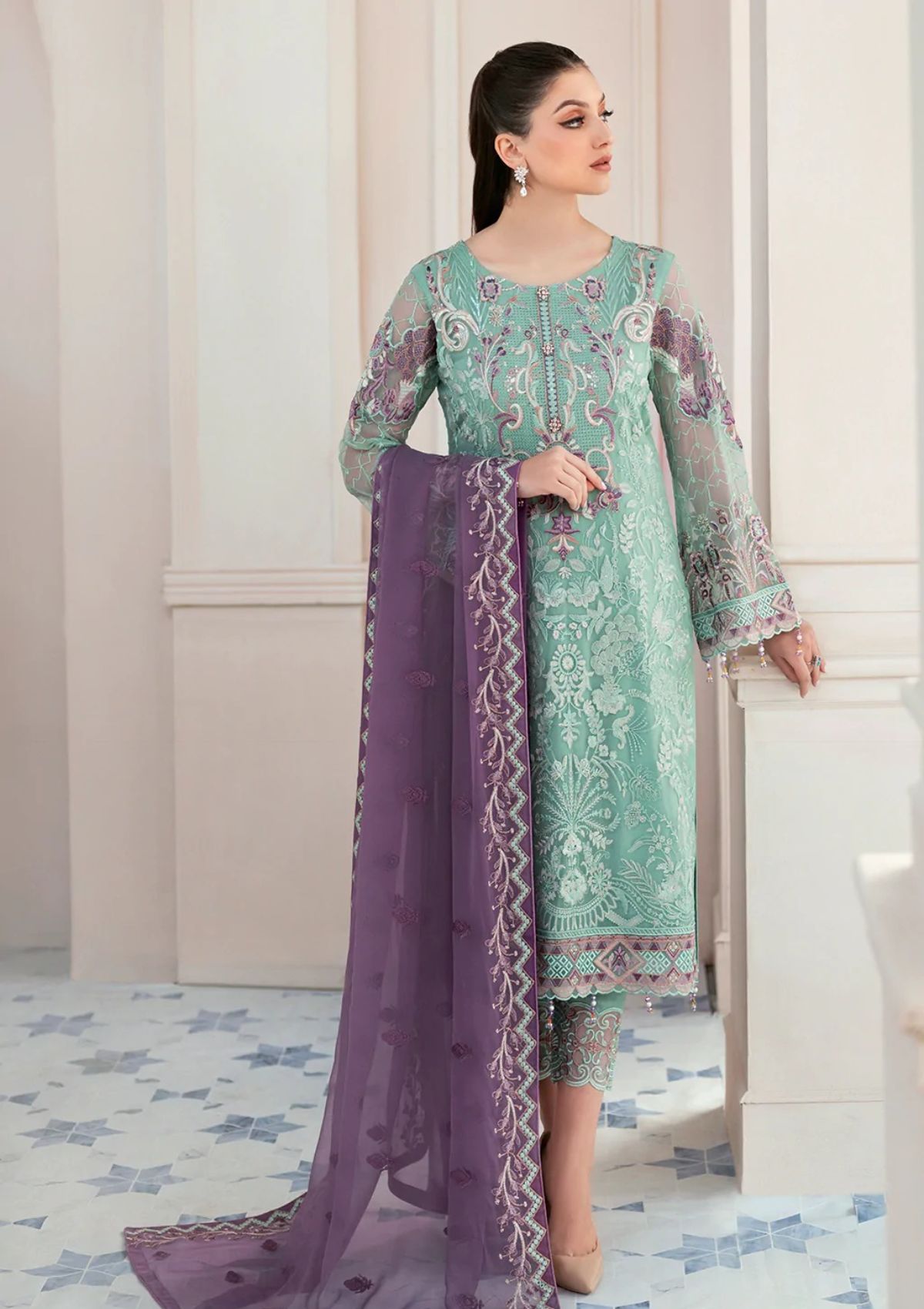 Formal Collection - Ramsha - Rangoon - V09 - D#902 available at Saleem Fabrics Traditions