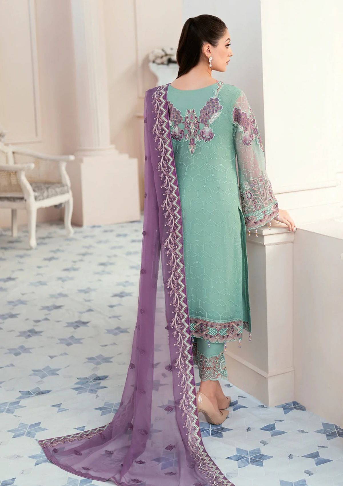Formal Collection - Ramsha - Rangoon - V09 - D#902 available at Saleem Fabrics Traditions