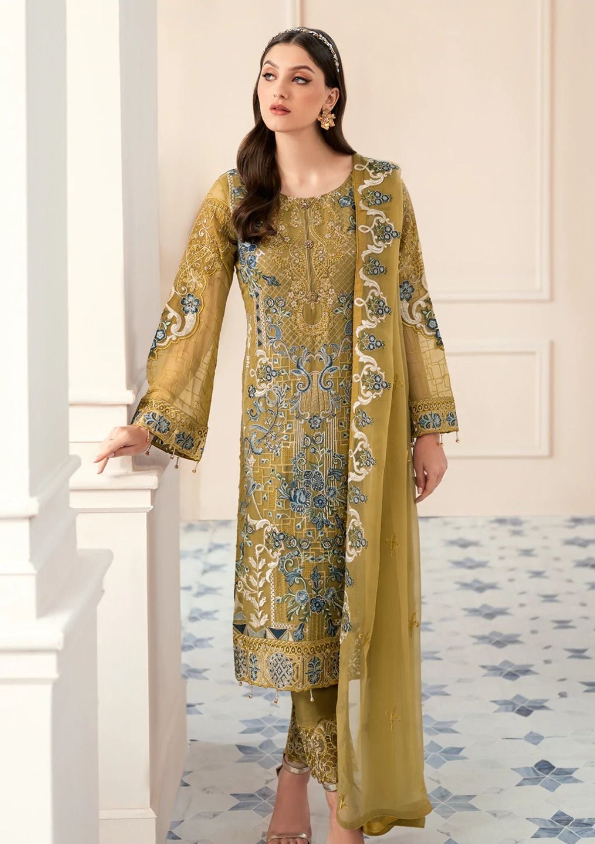 Formal Collection - Ramsha - Rangoon - V09 - D#903 available at Saleem Fabrics Traditions