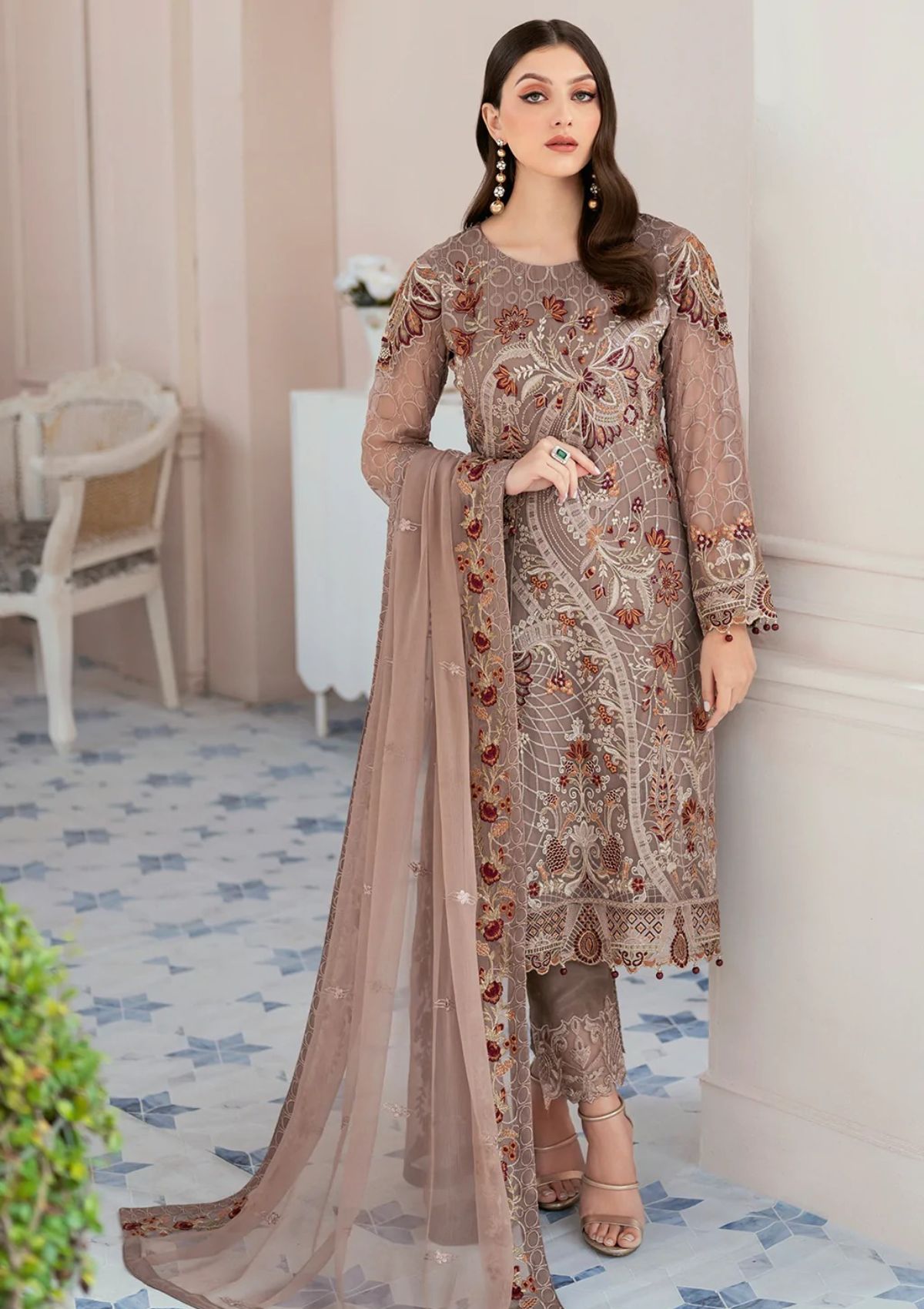 Formal Collection - Ramsha - Rangoon - V09 - D#905 available at Saleem Fabrics Traditions