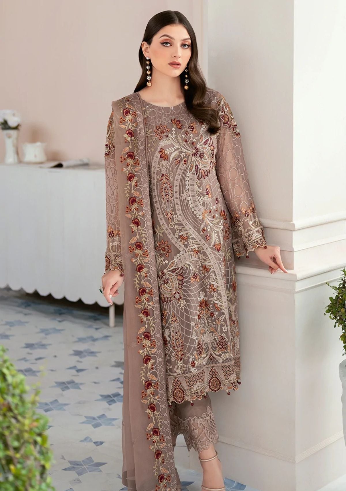 Formal Collection - Ramsha - Rangoon - V09 - D#905 available at Saleem Fabrics Traditions