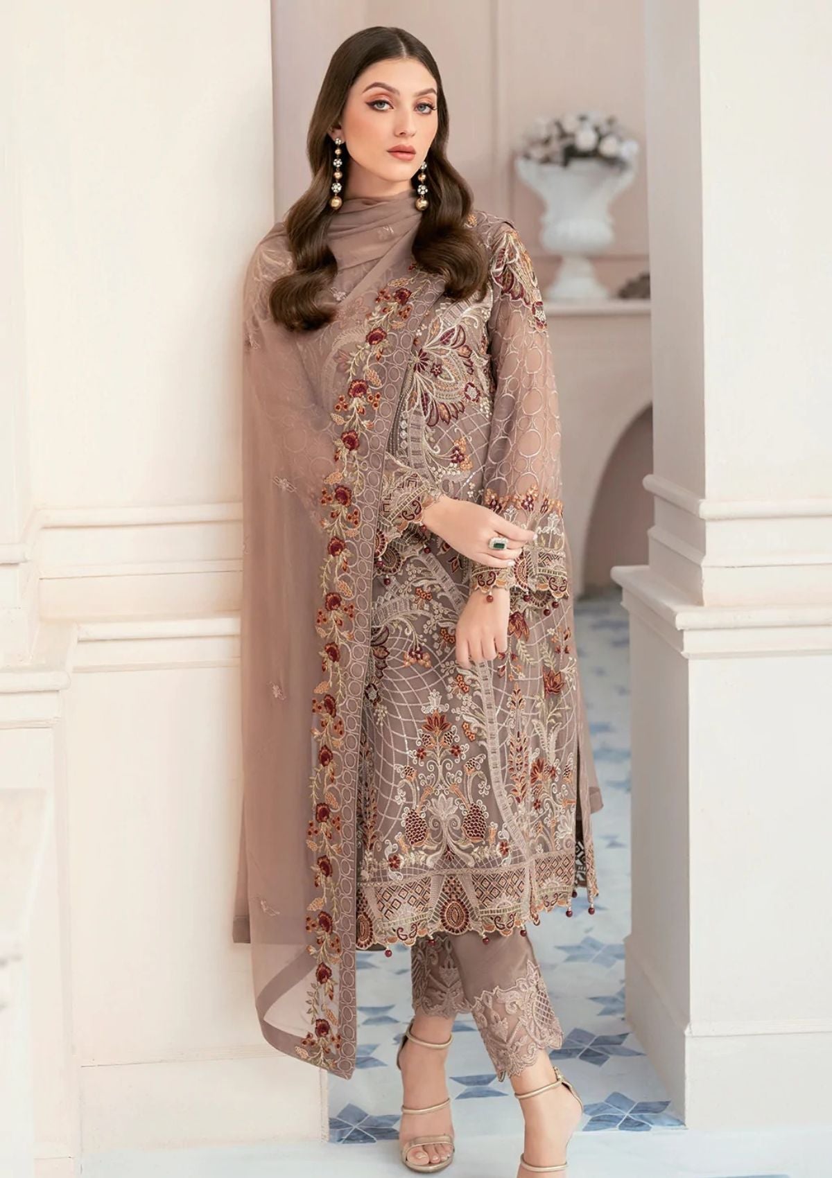 Formal Collection - Ramsha - Rangoon - V09 - D#905 available at Saleem Fabrics Traditions