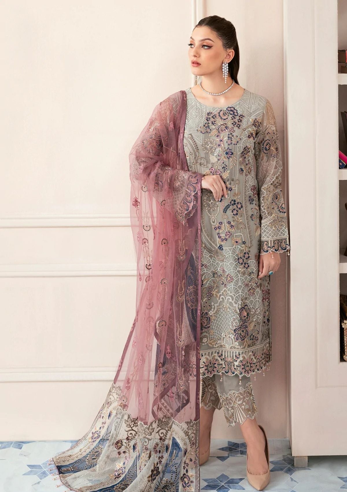 Formal Collection - Ramsha - Rangoon - V09 - D#907 available at Saleem Fabrics Traditions