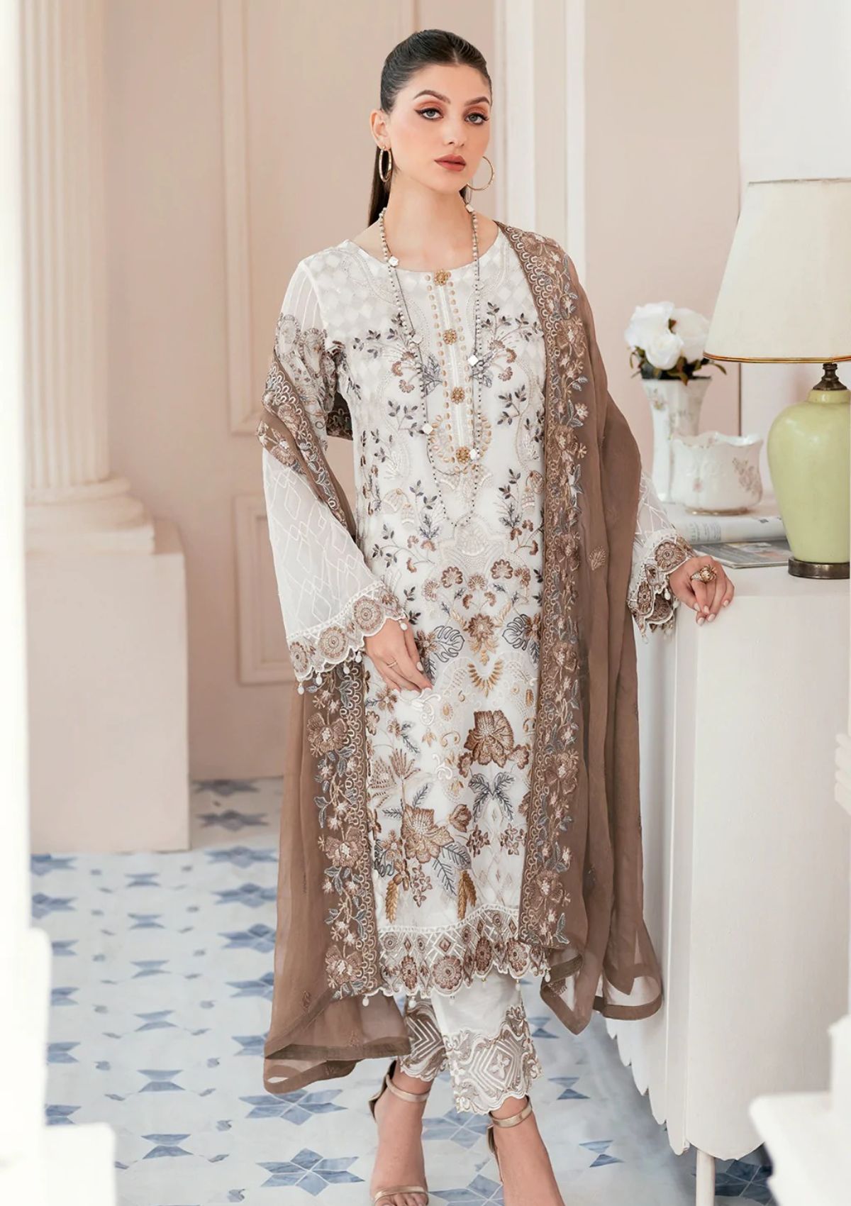 Formal Collection - Ramsha - Rangoon - V09 - D#911 available at Saleem Fabrics Traditions