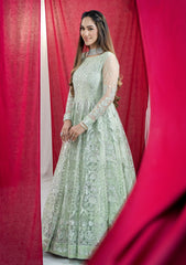 Formal Collection - Rubaaiyat - Embroidered Net - REN#4 available at Saleem Fabrics Traditions