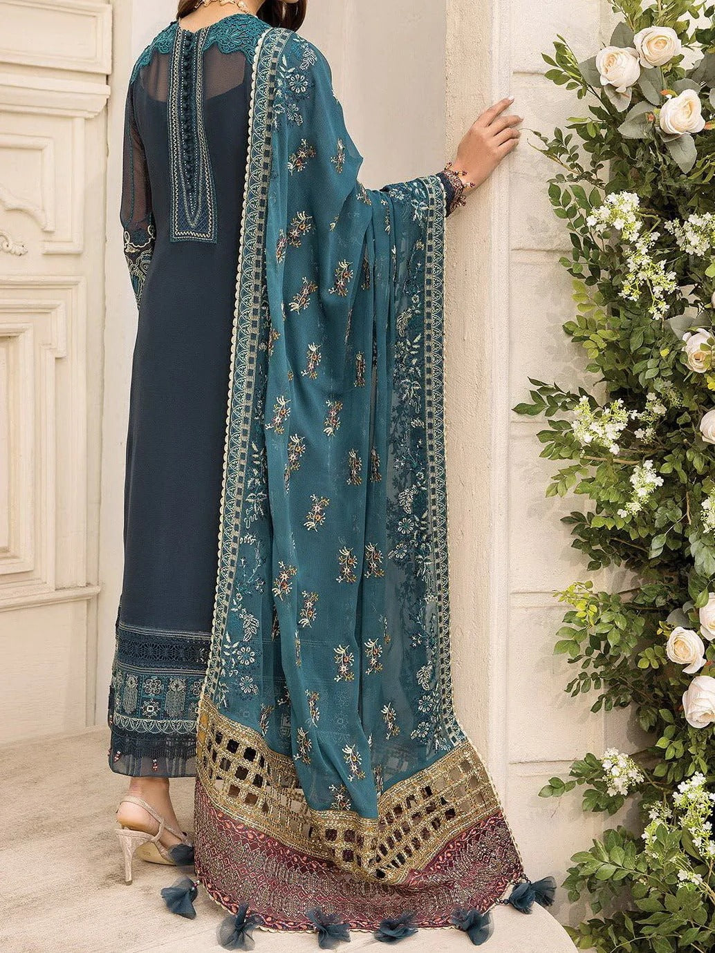 Formal Collection - Xenia - Ishya - Luxury - D#02 - Famiya available at Saleem Fabrics Traditions