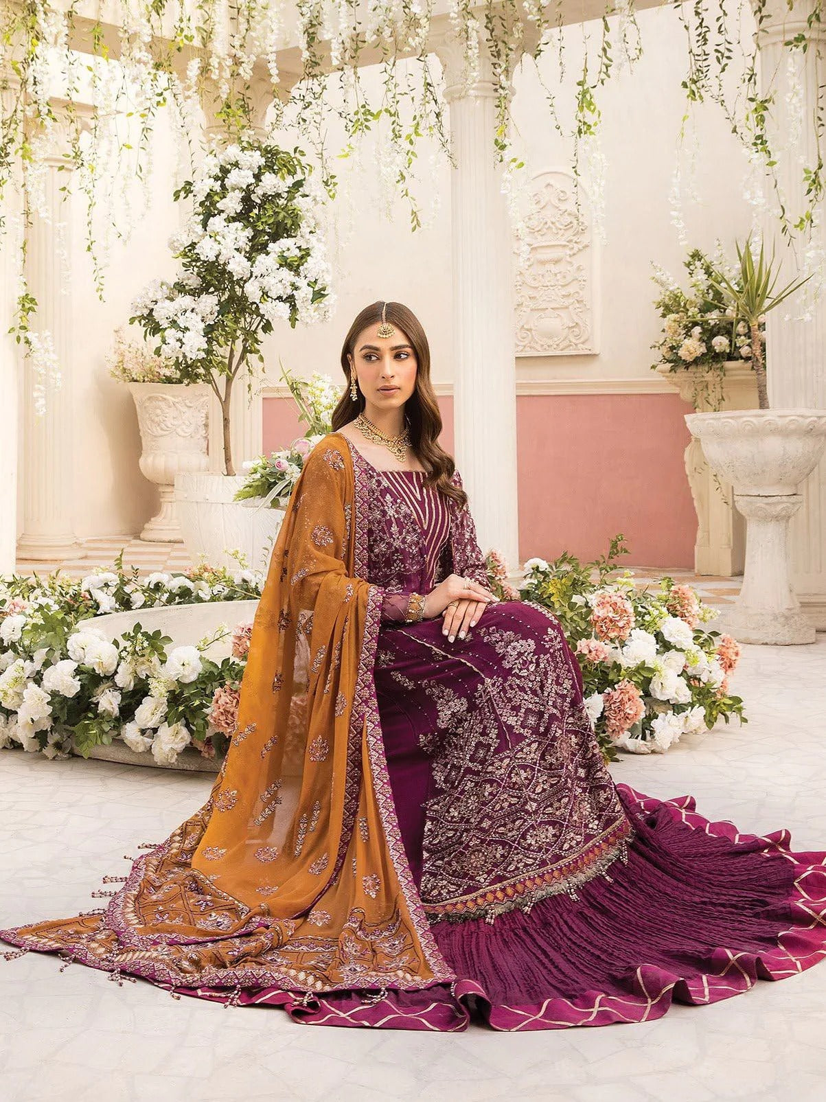 Formal Collection - Xenia - Ishya - Luxury - D#04 - Feeza available at Saleem Fabrics Traditions