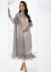 Formal Collection - Zarif - La Celeste - Luxury - ZLC#02 (PEARL WHITE) available at Saleem Fabrics Traditions