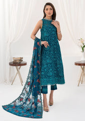 Formal Collection - Zarif - La Celeste - Luxury - ZLC#03 (GARDENIA) available at Saleem Fabrics Traditions