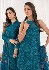 Formal Collection - Zarif - La Celeste - Luxury - ZLC#03 (GARDENIA) available at Saleem Fabrics Traditions