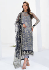 Formal Collection - Zarif - La Celeste - Luxury - ZLC#05 (ASH GREY) available at Saleem Fabrics Traditions