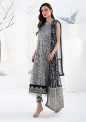 Formal Collection - Zarif - La Celeste - Luxury - ZLC#05 (ASH GREY) available at Saleem Fabrics Traditions