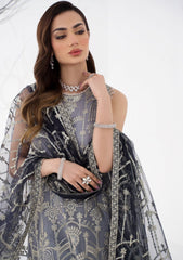 Formal Collection - Zarif - La Celeste - Luxury - ZLC#05 (ASH GREY) available at Saleem Fabrics Traditions