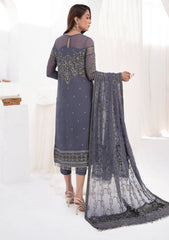 Formal Collection - Zarif - La Celeste - Luxury - ZLC#08 (DUSTY TEAL) available at Saleem Fabrics Traditions