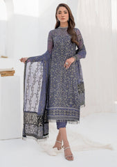 Formal Collection - Zarif - La Celeste - Luxury - ZLC#08 (DUSTY TEAL) available at Saleem Fabrics Traditions
