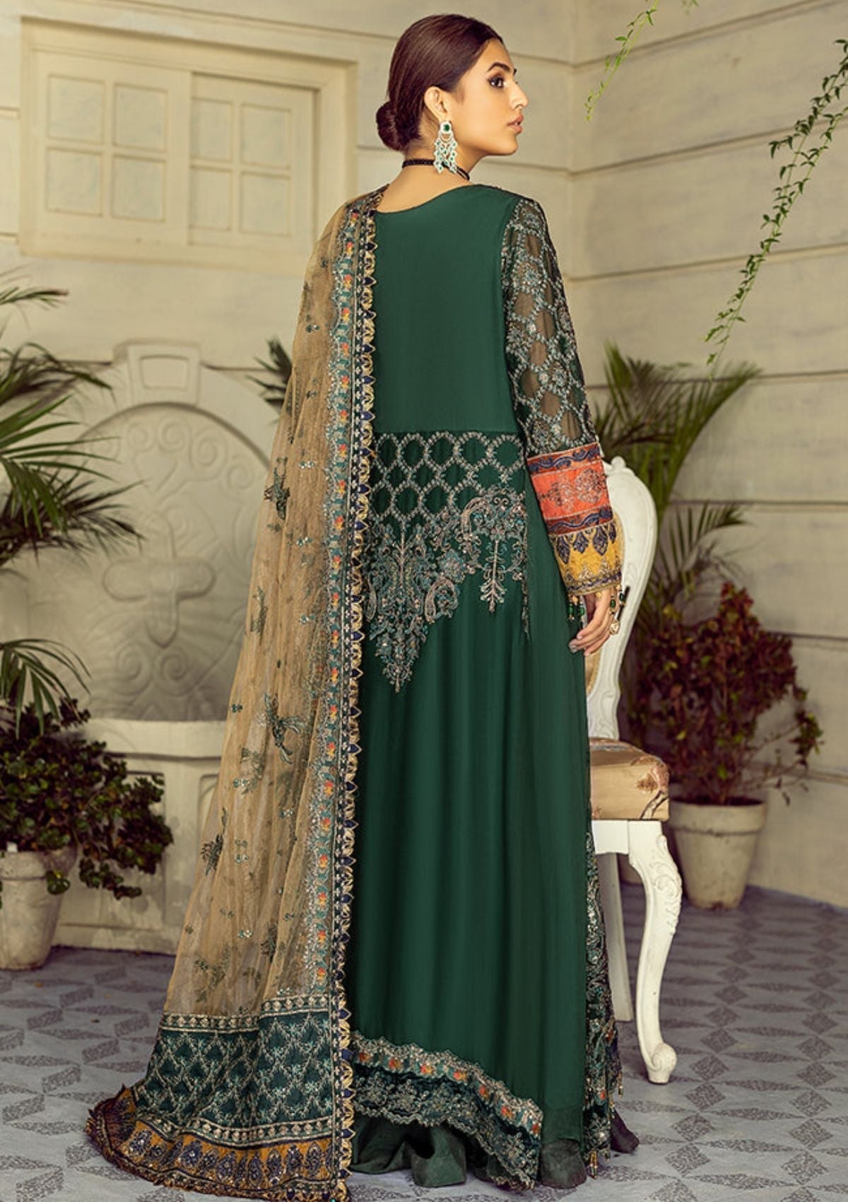 Formal Dress - AL Zohaib - Mehrbano - AZFM#01 available at Saleem Fabrics Traditions