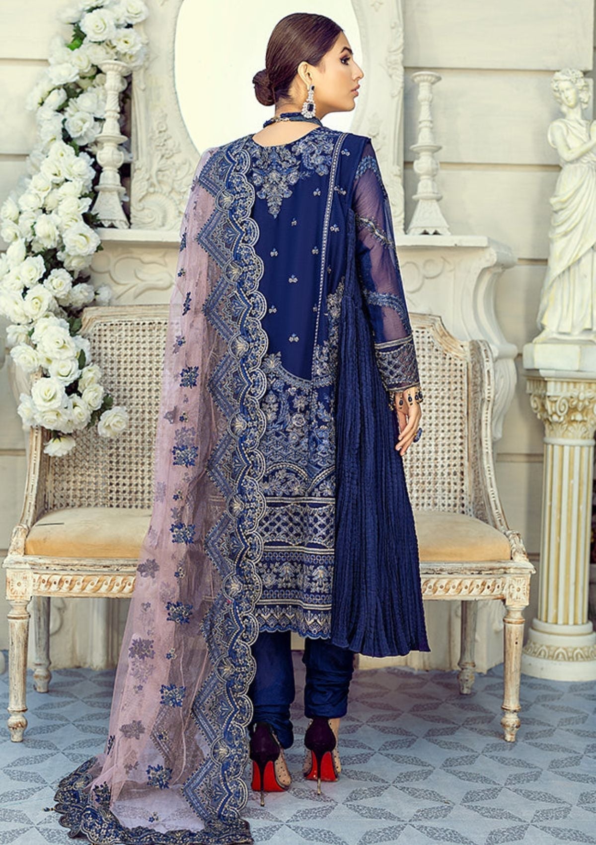 Formal Dress - AL Zohaib - Mehrbano - AZFM#04 available at Saleem Fabrics Traditions