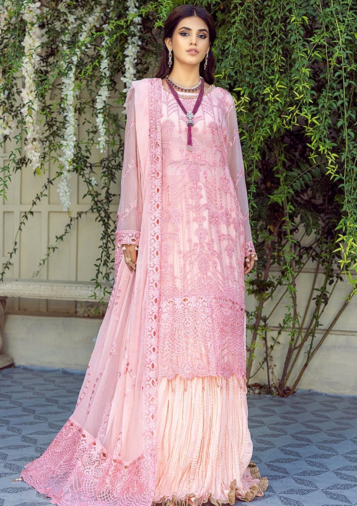 Formal Dress - AL Zohaib - Mehrbano - AZFM#08 available at Saleem Fabrics Traditions