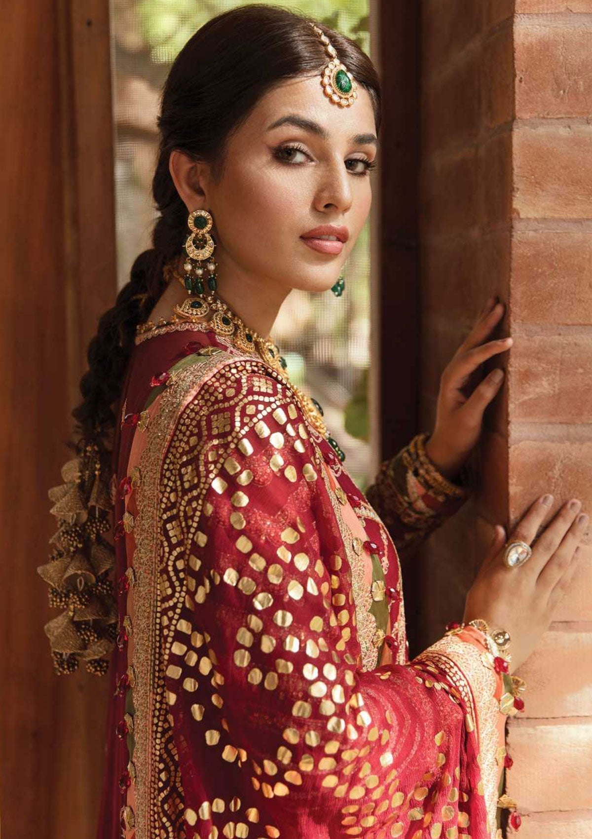 Formal Dress - Afrozeh - Ayzel Sangat - Shajar - D#1 available at Saleem Fabrics Traditions