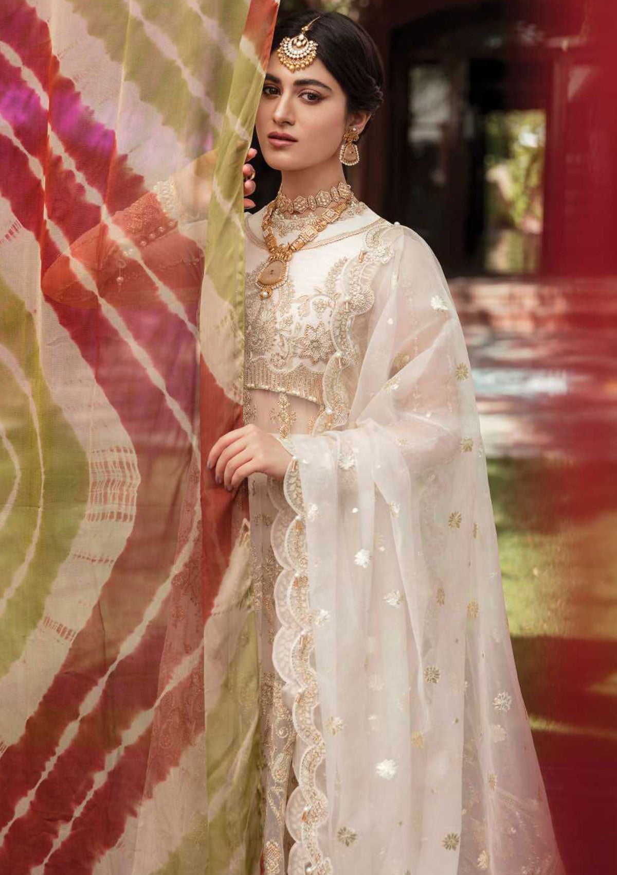 Formal Dress - Afrozeh - Ayzel Sangat - Sultana Begum - D#7 available at Saleem Fabrics Traditions