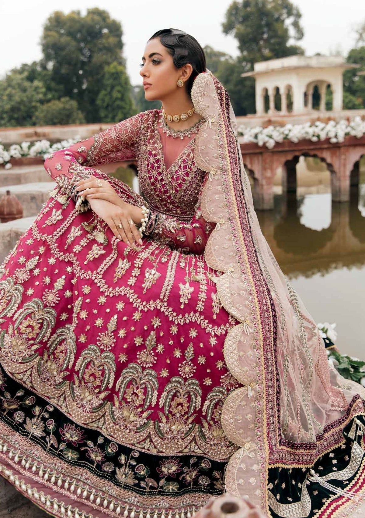 Formal Dress - Afrozeh - Brides - Jabeen available at Saleem Fabrics Traditions