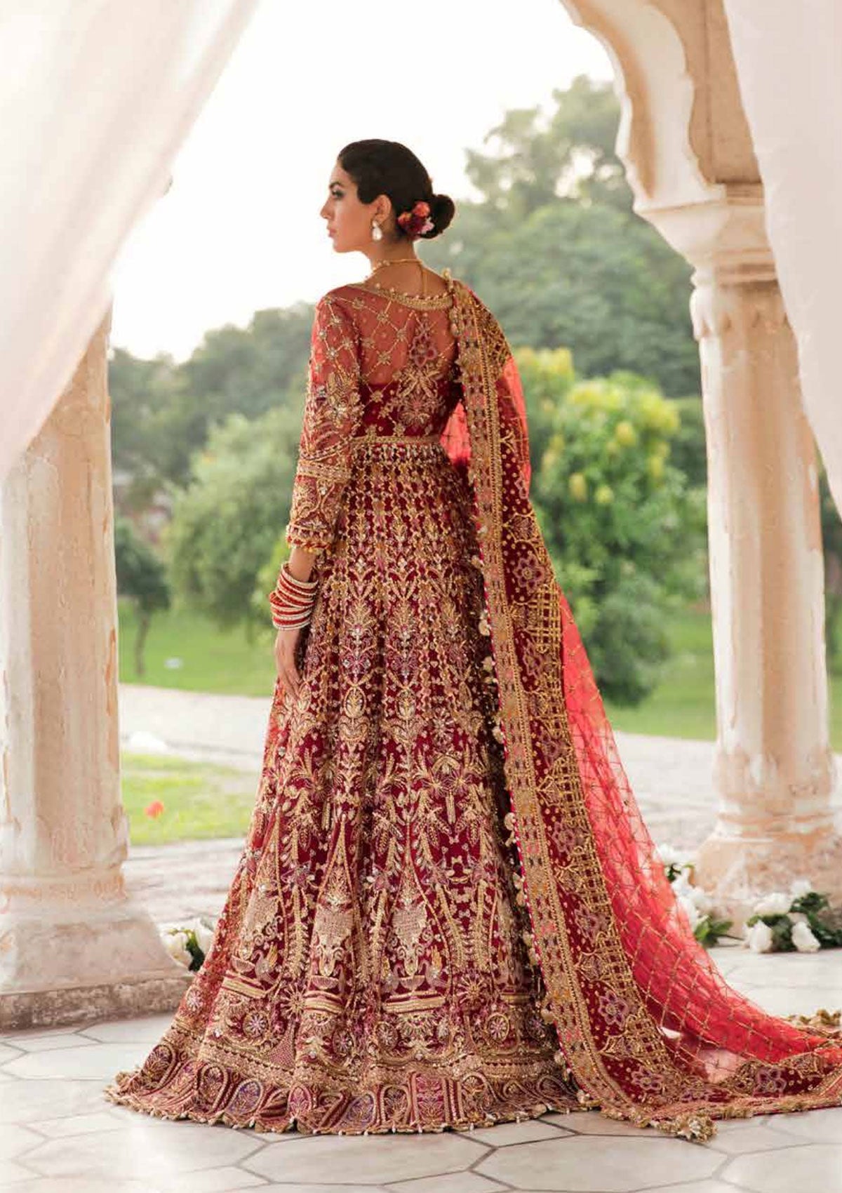 Formal Dress - Afrozeh - Brides - Mahjabeen available at Saleem Fabrics Traditions