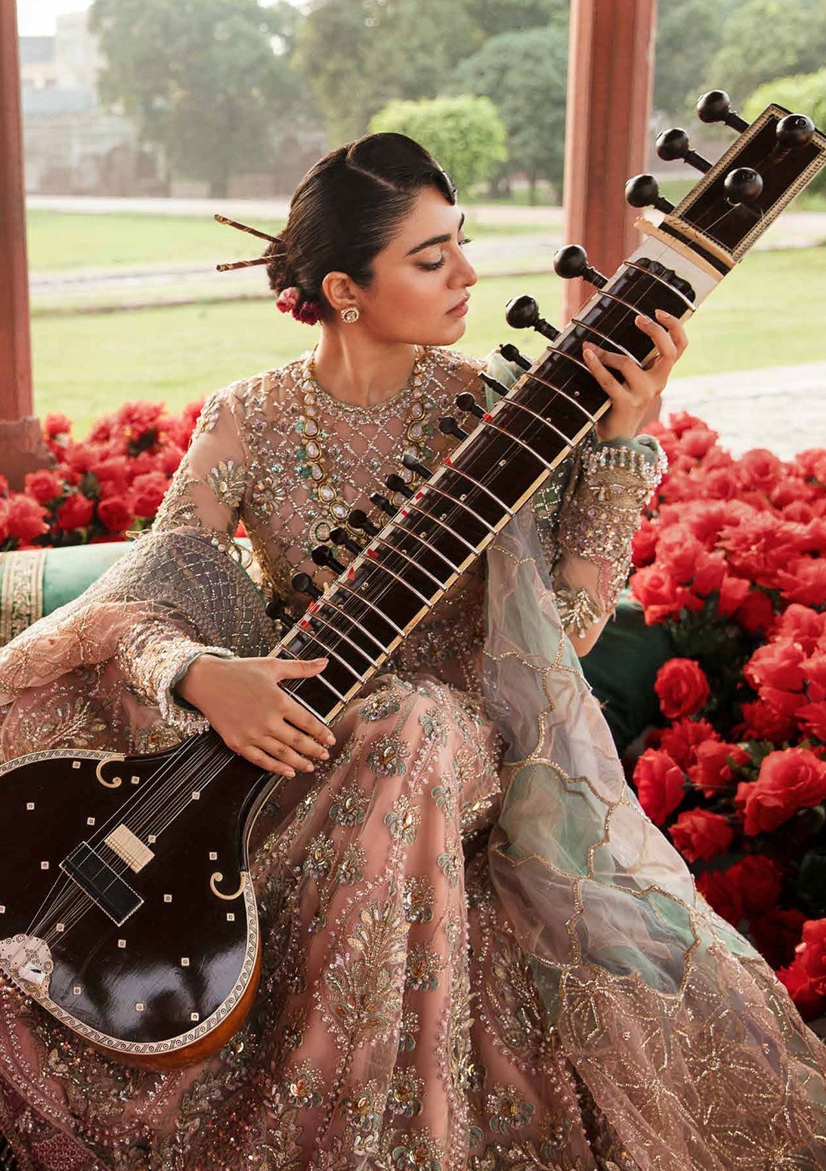 Formal Dress - Afrozeh - Brides - Mahtab available at Saleem Fabrics Traditions