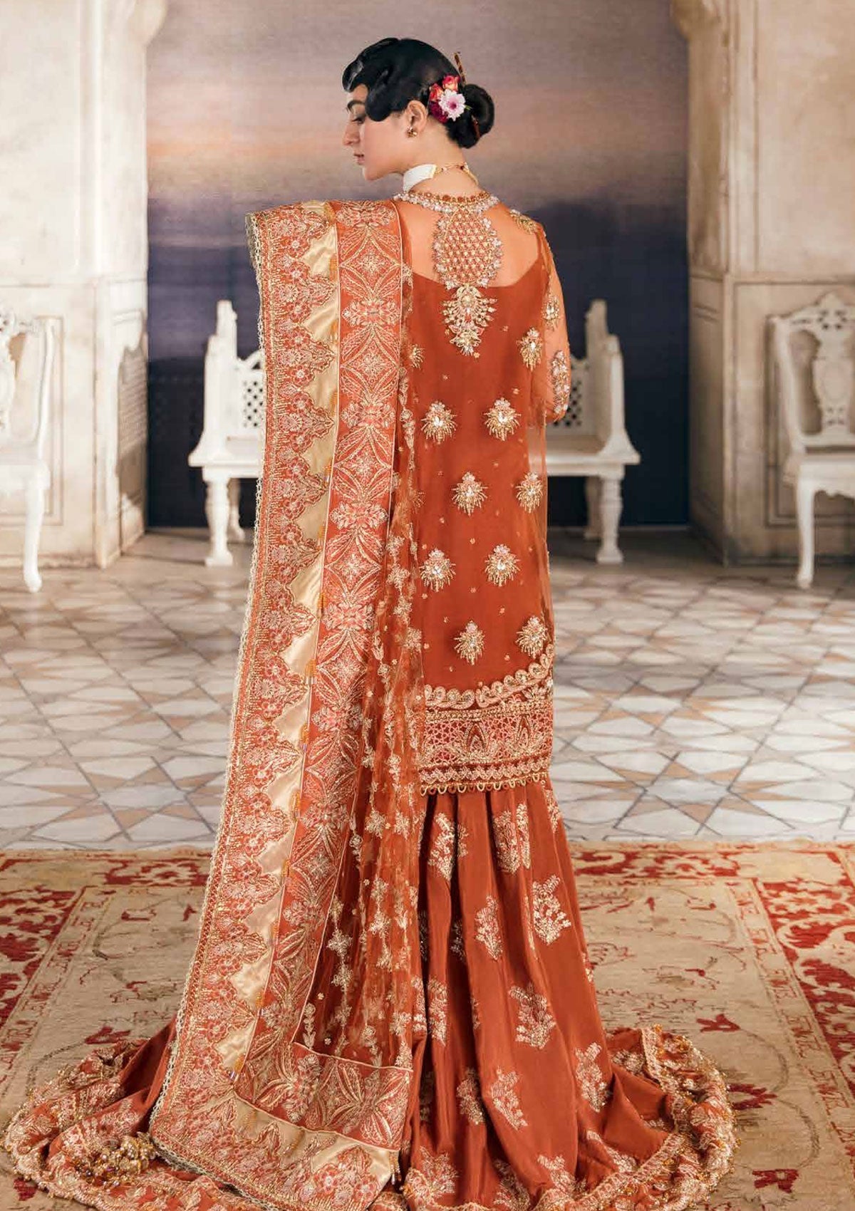Formal Dress - Afrozeh - Brides - Rangreza available at Saleem Fabrics Traditions