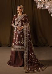 Formal Dress - Afrozeh - Divani - Silk - AS#010 (Nafees) available at Saleem Fabrics Traditions