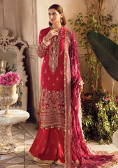 Formal Dress - Afrozeh - La Fuchsia - Wedding - Zinnia - D#9 by Saleem Fabrics PK