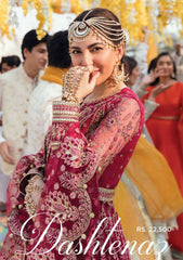 Formal Dress - Afrozeh - Shehnai - Wedding - Dashtenaz - AFS#04 available at Saleem Fabrics Traditions