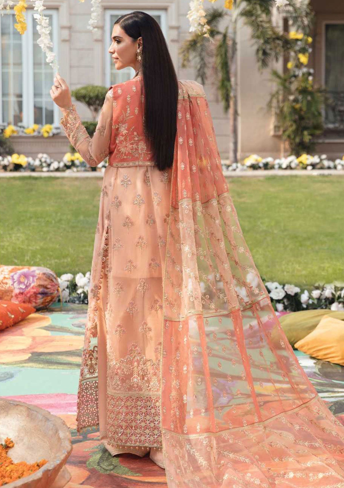 Formal Dress - Afrozeh - Shehnai - Wedding - Jahanara - AFS#05 available at Saleem Fabrics Traditions