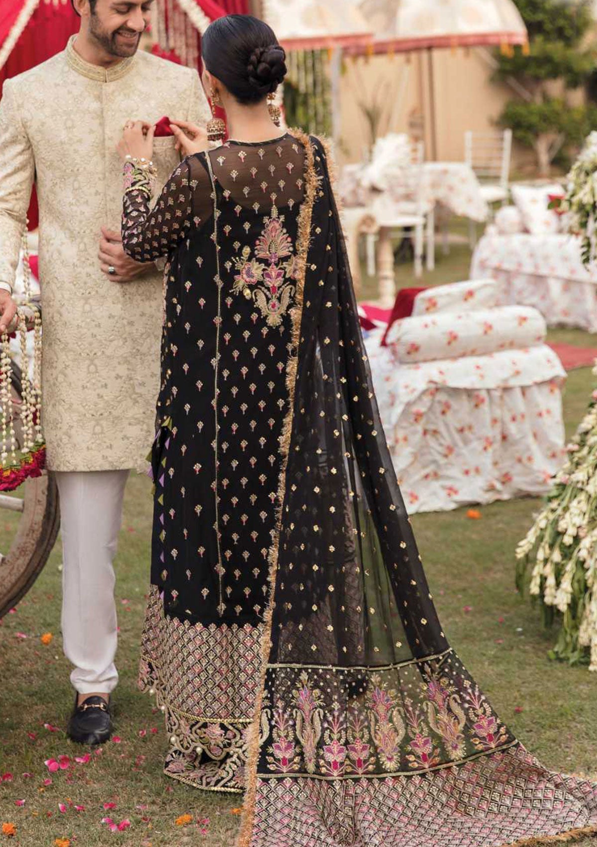 Formal Dress - Afrozeh - Shehnai - Wedding - Mehrzad - AFS#08 available at Saleem Fabrics Traditions