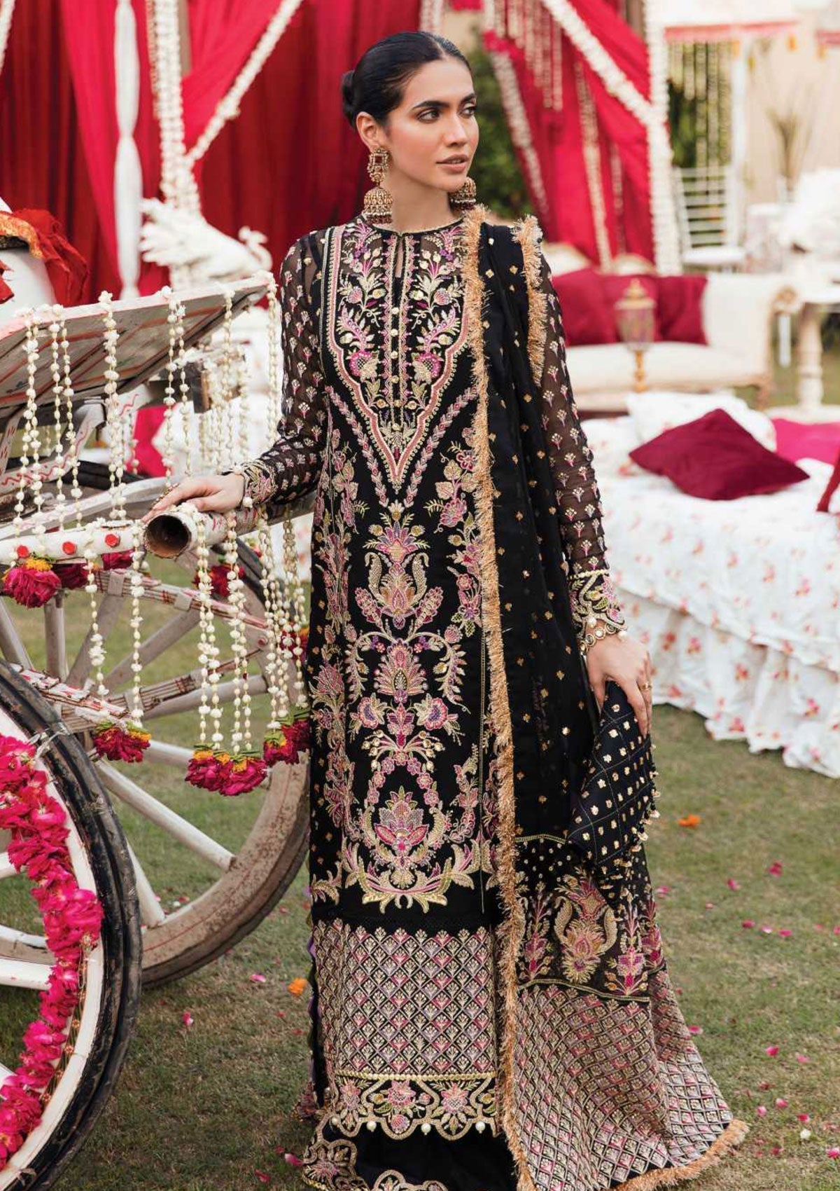 Formal Dress - Afrozeh - Shehnai - Wedding - Mehrzad - AFS#08 available at Saleem Fabrics Traditions
