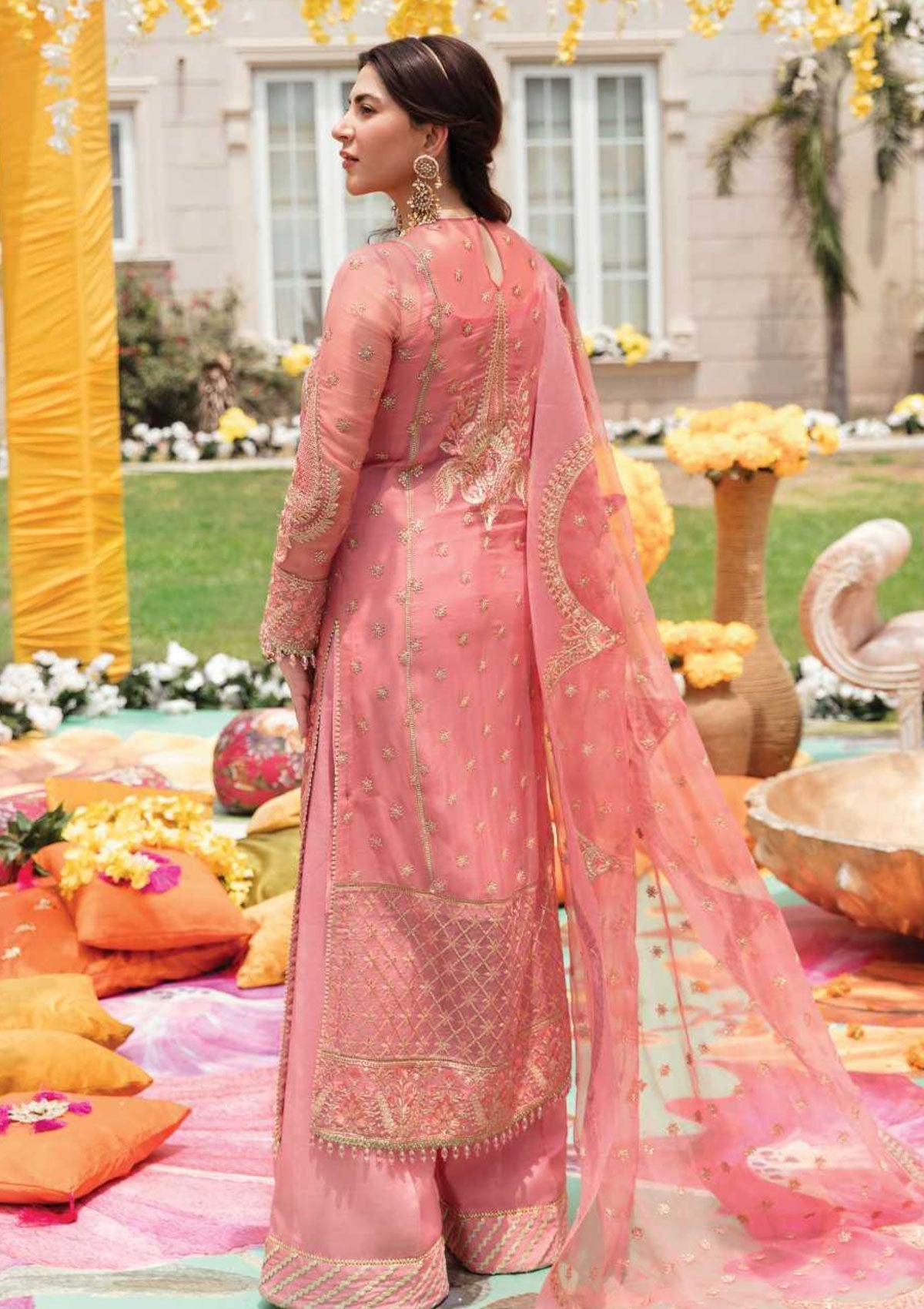 Formal Dress - Afrozeh - Shehnai - Wedding - Nazmin - AFS#02 available at Saleem Fabrics Traditions