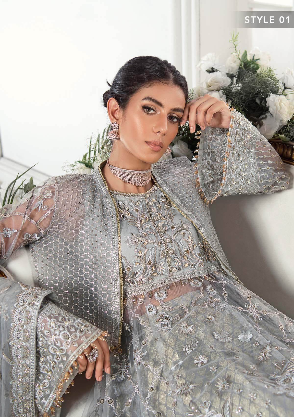 Formal Dress - Aik Atelier - Wedding Festive - Look#07 available at Saleem Fabrics Traditions