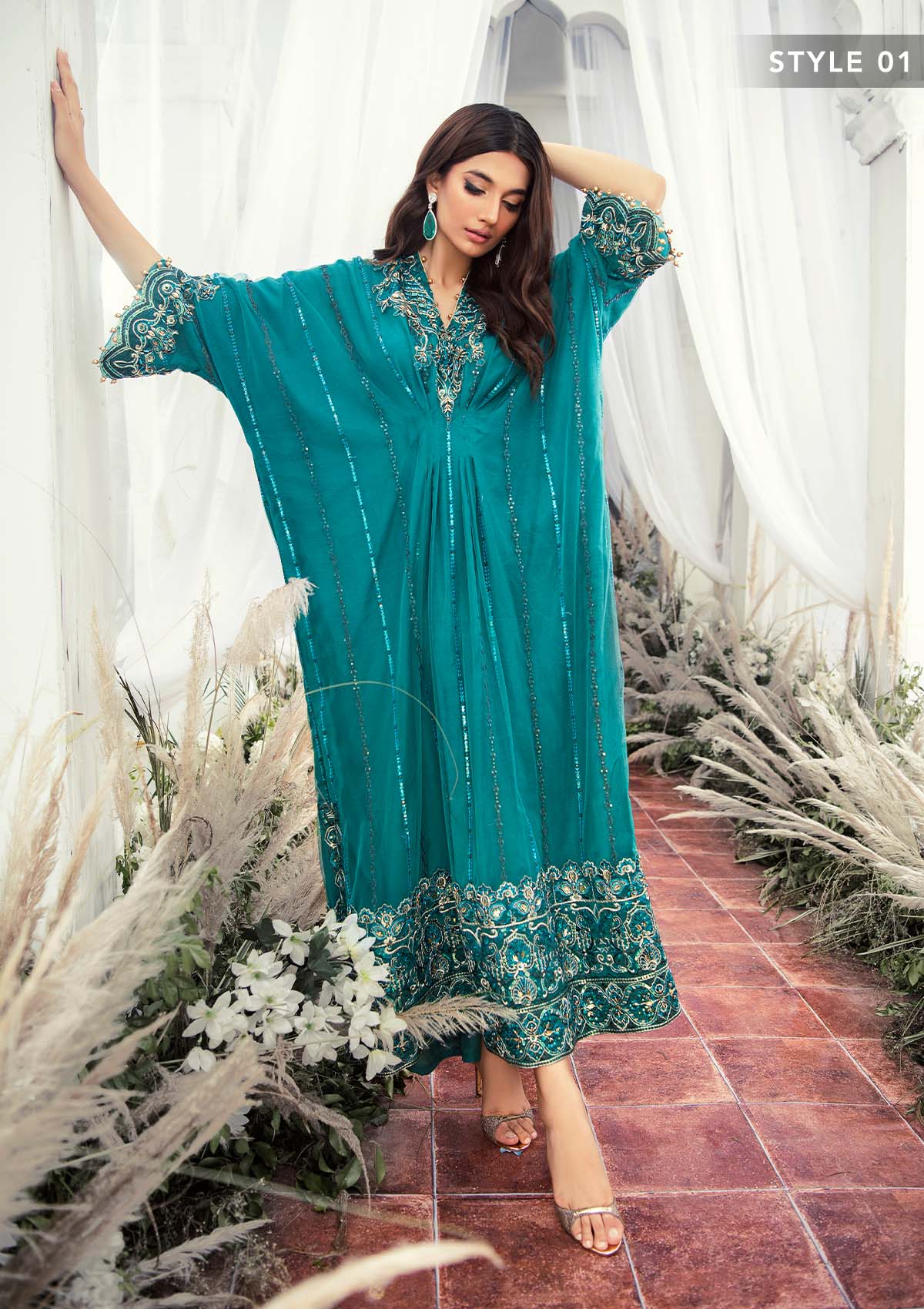 Formal Dress - Aik Atelier - Wedding Festive - Look#08 available at Saleem Fabrics Traditions