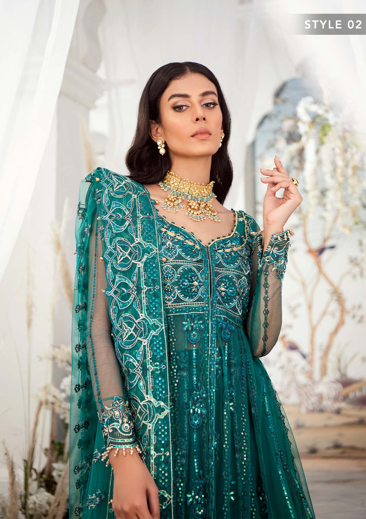 Formal Dress - Aik Atelier - Wedding Festive - Look#08 available at Saleem Fabrics Traditions