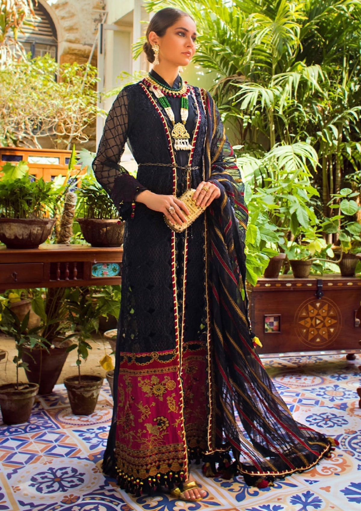 Formal Dress - Al Zohaib - Wedding Edition - (Ebony) - D#6 available at Saleem Fabrics Traditions