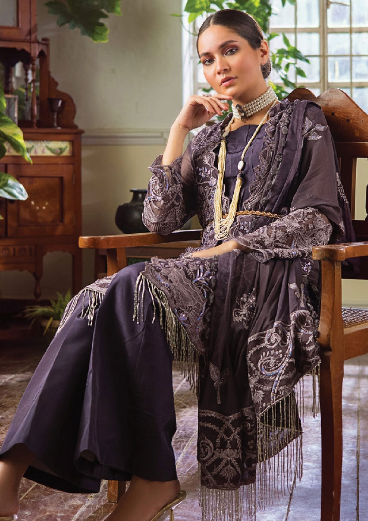 Formal Dress - Al Zohaib - Wedding Edition - (Mist) - D#5 available at Saleem Fabrics Traditions