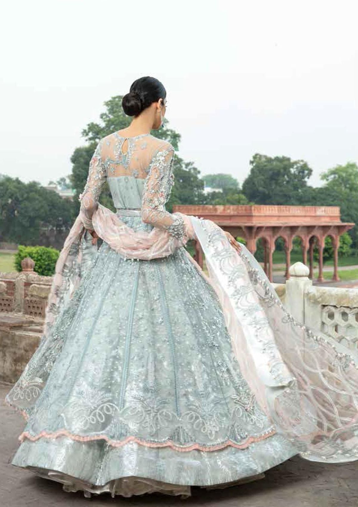 Formal Dress - Alif - Banno Ki Sahelian - Wedding - ALW#05 (RAQS) available at Saleem Fabrics Traditions