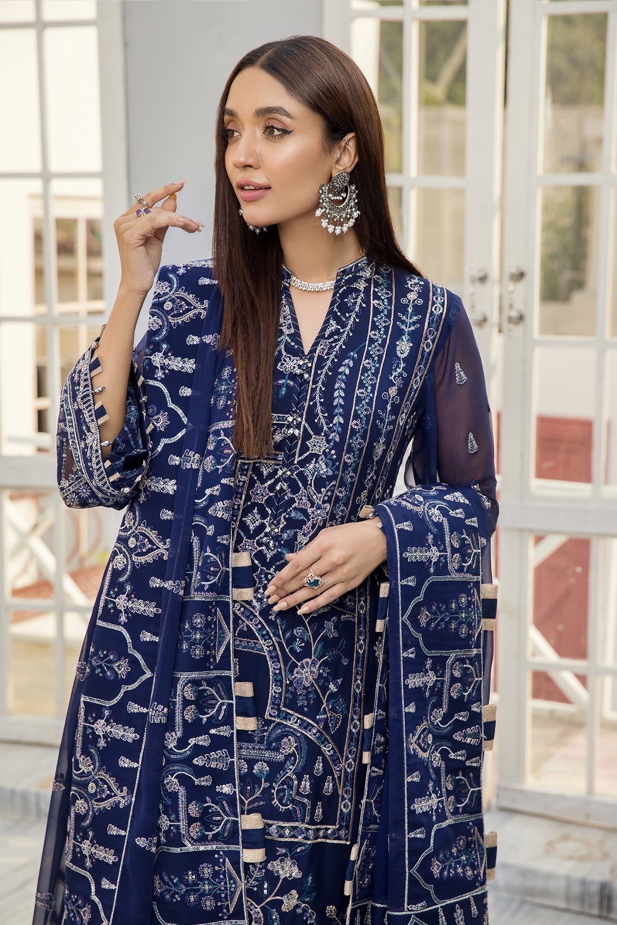 Formal Dress - Alizeh - Fashion - D#7 (Zartash) available at Saleem Fabrics Traditions