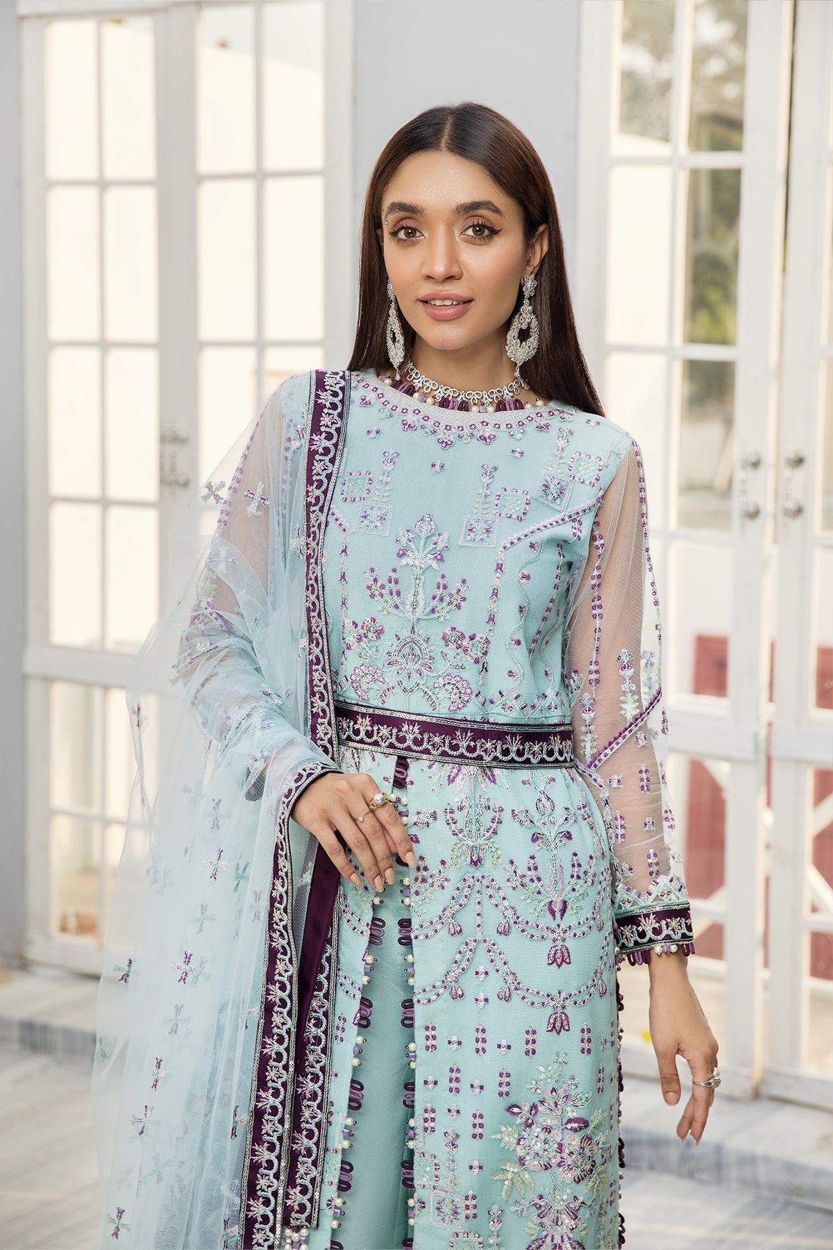 Formal Dress - Alizeh - Fashion - D#9 (Aabyaan) available at Saleem Fabrics Traditions